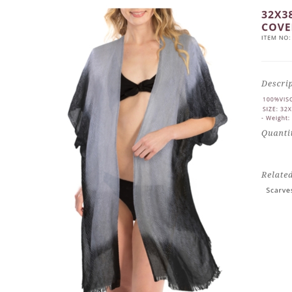 Kimono or Cover up - Picture 2 of 2